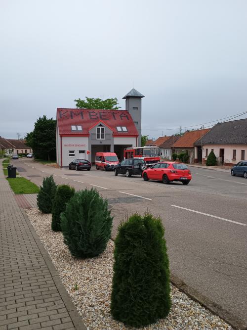 Návštěva u hasičů 